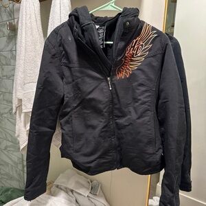 Women’s Harley Davidson jacket with interior vest liner